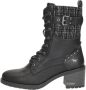 Mustang Shoes Winterlaarsjes Plateau enkellaars veterschoenen met praktische binnenrits - Thumbnail 2