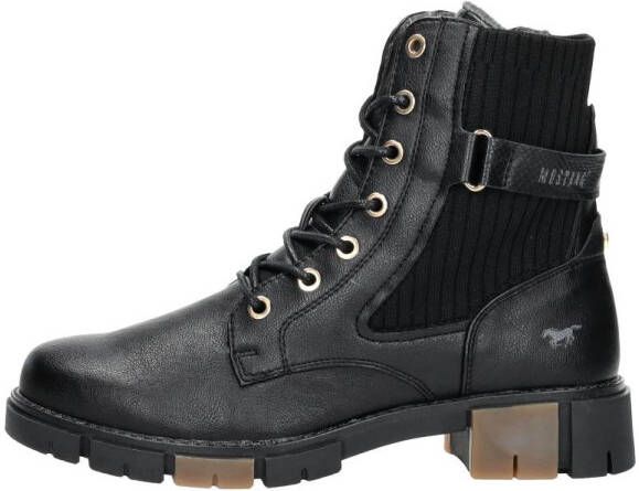 Mustang Shoes Veterlaarsjes Boots winterlaarzen met binnenrits