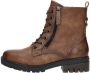 Mustang Shoes Veterlaarsjes zipper boots lace-up boots short boots with block heel - Thumbnail 2