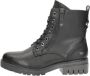 Mustang Shoes Veterschoenen enkellaars hakken met ritssluiting - Thumbnail 3
