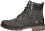 Mustang Shoes Hoge veterschoenen met zijrits voor gemakkelijker instappen - Thumbnail 2