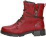 Mustang Veterschoenen Hoog Veterschoenen Hoog rood - Thumbnail 2