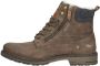 Mustang Shoes Hoge veterschoenen met zijrits voor gemakkelijker instappen - Thumbnail 2