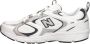 New Balance 408 sneakers wit zwart Uitneembare zool - Thumbnail 4