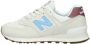 New Balance WL574RDB Volwassenen Lage sneakers Wit beige - Thumbnail 4