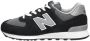 New Balance Klassieke Sneakers met Leren Bovenwerk Black Heren - Thumbnail 2