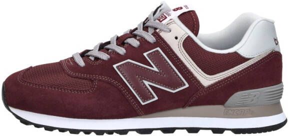 New balance Sneakers laag '574' poederroze robijnrood wit - Foto 4