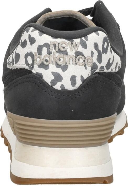 New Balance 574 sneakers antraciet ecru dierenprint - Foto 2