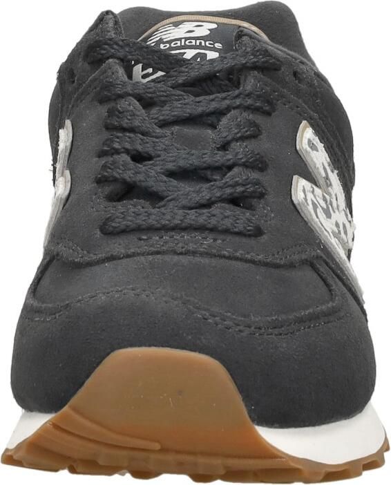 New Balance 574 sneakers antraciet ecru dierenprint - Foto 3