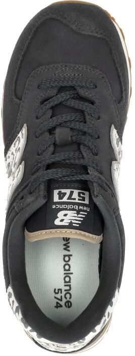 New Balance 574 sneakers antraciet ecru dierenprint - Foto 7