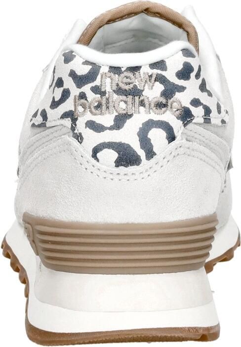 New Balance 574 sneakers dierenprint ecru blauw - Foto 4
