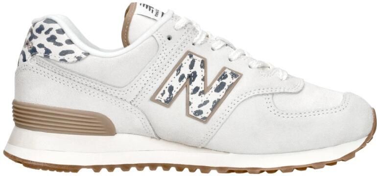 New Balance 574 sneakers dierenprint ecru blauw - Foto 7