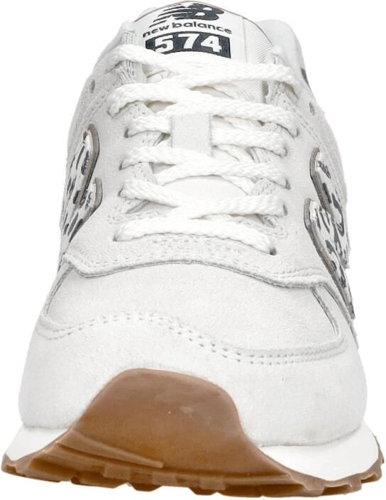 New Balance 574 sneakers dierenprint ecru blauw - Foto 3
