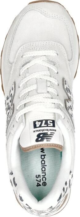 New Balance 574 sneakers dierenprint ecru blauw - Foto 8