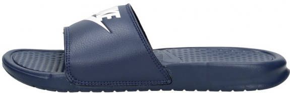 Nike Benassi JDI Heren Slippers en Sandalen Blue Synthetisch Foot Locker