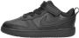 Nike Kids Nike Court Borough Low 2 Kids Sneakers Black Black Black - Thumbnail 4