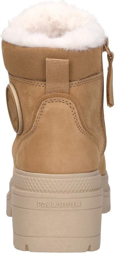 Palladium Pallarise NBK L Veterschoenen Hak cognac - Foto 6
