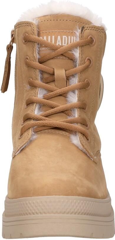 Palladium Pallarise NBK L Veterschoenen Hak cognac - Foto 5