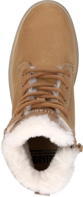 Palladium Pallarise NBK L Veterschoenen Hak cognac - Foto 7