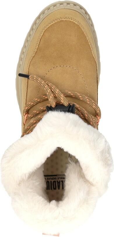Palladium PALLASHOCK LO HIVER Hoge sneakersVeterbootsDames veterschoenenDames sneakersHalf-hoge schoenen Cognac - Foto 8