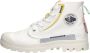 Palladium PAMPA~UNDERLAYER~~~~~~~~~~~~~~ Half-hoge schoenen Wit beige - Thumbnail 3