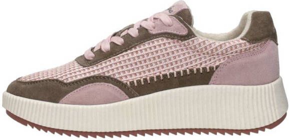 Palpa Beige Paarse Platform Sneakers Multicolor Dames - Foto 6