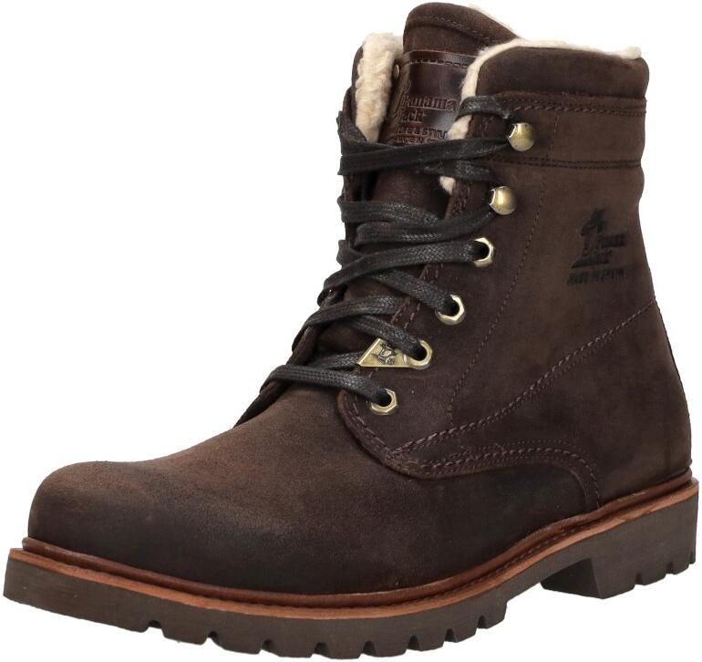 Panama Jack P03 AVIATOR VELOUR Vrije tijd half-hoog Heren veterschoen Heren sneakers Bruin - Foto 4