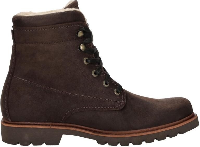 Panama Jack P03 AVIATOR VELOUR Vrije tijd half-hoog Heren veterschoen Heren sneakers Bruin - Foto 5
