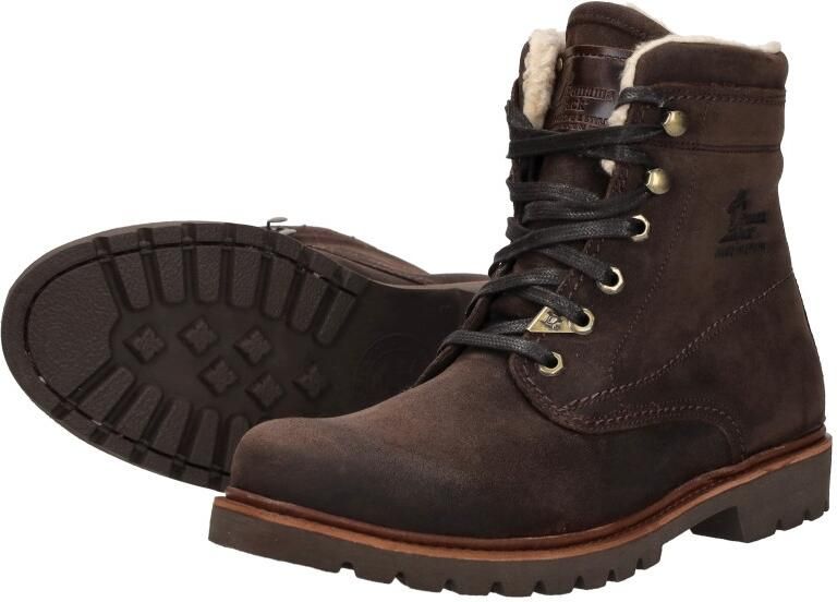 Panama Jack P03 AVIATOR VELOUR Vrije tijd half-hoog Heren veterschoen Heren sneakers Bruin - Foto 6