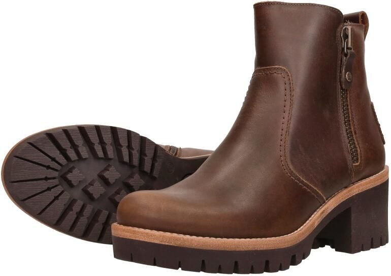 Panama Jack Stijlvolle Bruine Enkellaarzen met Faux Fur Voering Brown Dames - Foto 11