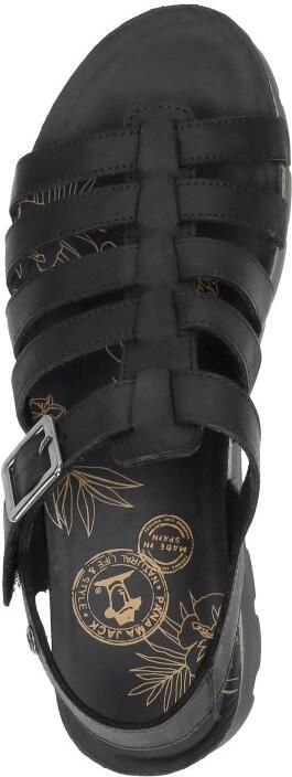 Panama Jack Stijlvolle platte sandalen voor vrouwen Black Dames - Foto 7