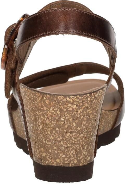 Panama Jack Valle Clay Sandalen Hak Donkerbruin - Foto 4