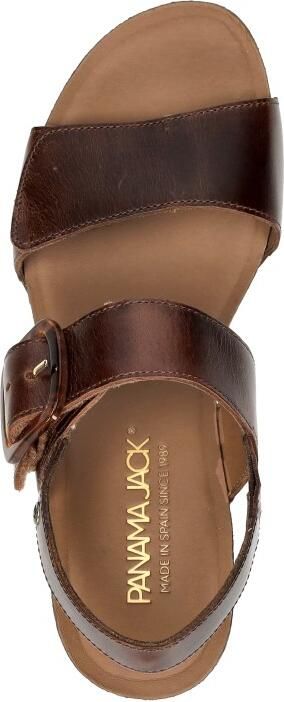 Panama Jack Valle Clay Sandalen Hak Donkerbruin - Foto 7