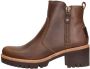 Panama Jack Stijlvolle Bruine Enkellaarzen met Faux Fur Voering Brown Dames - Thumbnail 5