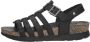 Panama Jack Stijlvolle platte sandalen voor vrouwen Black Dames - Thumbnail 2