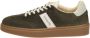 Pantofola D'Oro Groene Suède Lage Sneakers Green Heren - Thumbnail 3