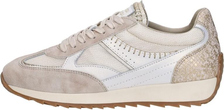 Piedi Nudi Dames Sneakers Harlem 05.08 Cream Gold Beige - Foto 4