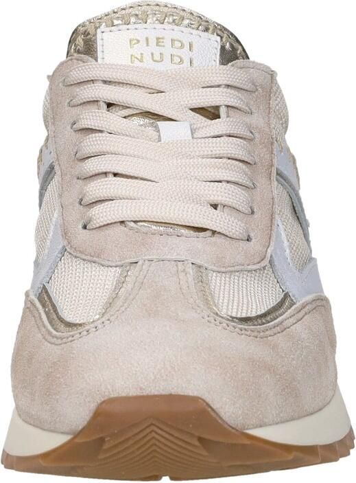 Piedi Nudi Dames Sneakers Harlem 05.08 Cream Gold Beige - Foto 5