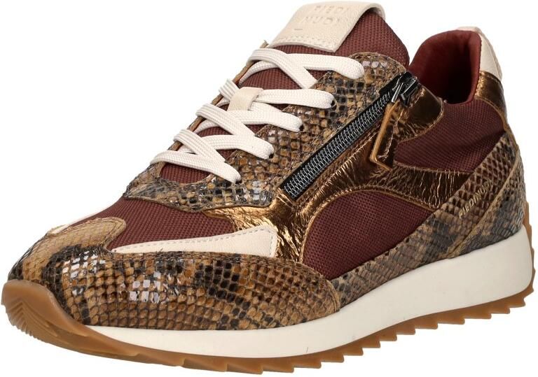 Piedi Nudi Hera leren sneakers met dierenprint bruin - Foto 5