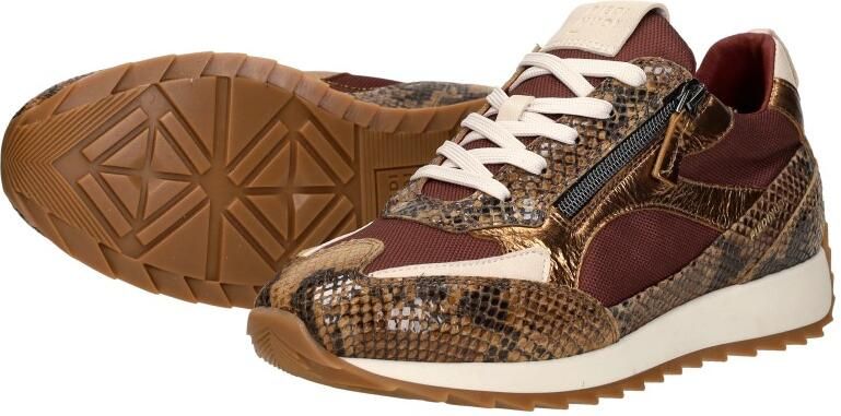 Piedi Nudi Hera leren sneakers met dierenprint bruin - Foto 8