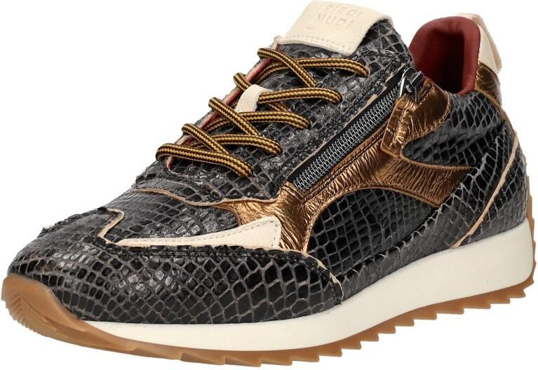 Piedi Nudi Hera leren sneakers zwart - Foto 6