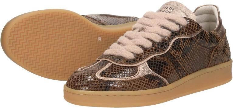 Piedi Nudi DAMES SNEAKERS BRUIN PN-IMOLA-0125 IMOLA BROWN PRINT LEATHER H - Foto 6