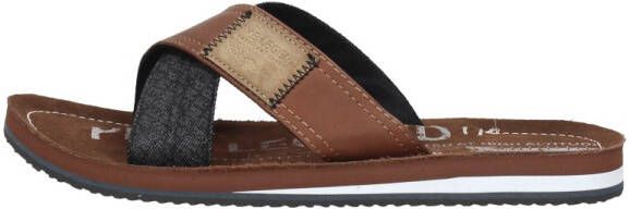 PME Legend Bruine Lichtgewicht Denim Slipper Haig Brown Heren - Foto 7