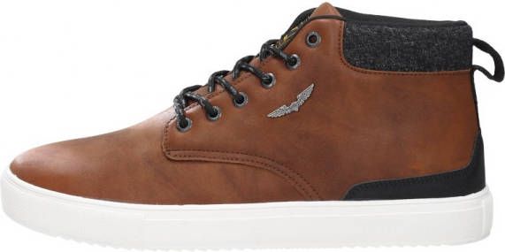 PME Legend Lexing-T sneakers cognac Imitatieleer Heren