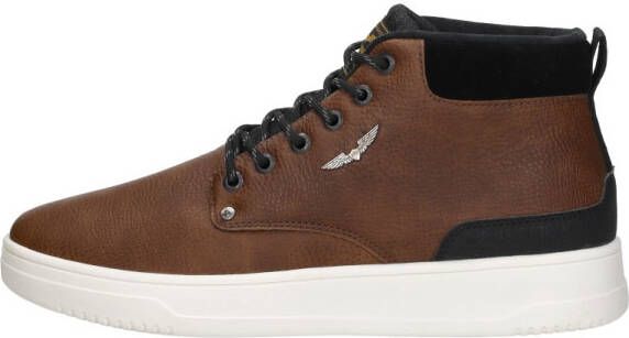 PME Legend Lexing-t Sneakers Leren Sneaker Heren Cognac - Foto 4