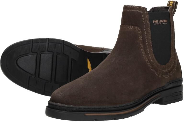 PME Legend Tarmac CB-10 Enkellaarzen donkerbruin - Foto 4