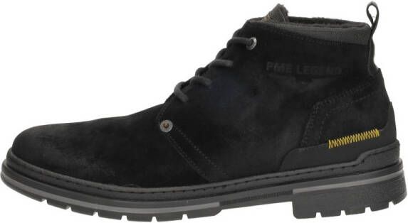 PME Legend Zwarte Suède Veterboots Superfletch Black Heren