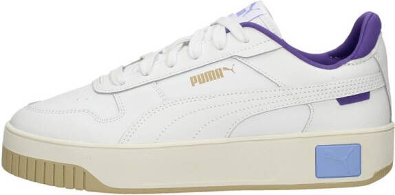 PUMA Carina Street Sportschoen Dames Wit blauw - Foto 2