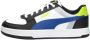 Puma Caven 2.0 Block sneakers wit blauw groen Imitatieleer 35.5 - Thumbnail 3