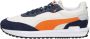 Puma City Rider Electric sneakers donkerblauw lichtblauw oranje - Thumbnail 3